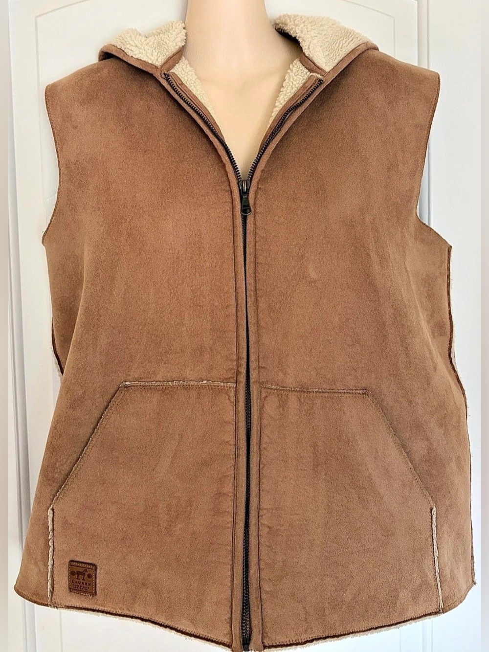 Lauren Ralph Lauren Equestrian Supply Co. faux shearling vest Faux Shearling